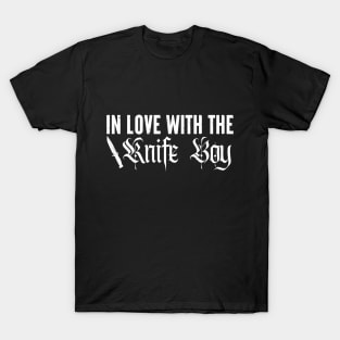 In Love with Knife Boy Levi Astor Dark T-Shirt